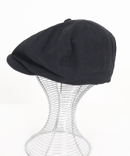 CAMBIO(カンビオ)の「mko13739-Classic Canvas Big Casquette キャスケット(OP-262-BO014)(キャスケット・メンズ・チャコール/キャメル/ブラック・FREE)」の15枚目の写真