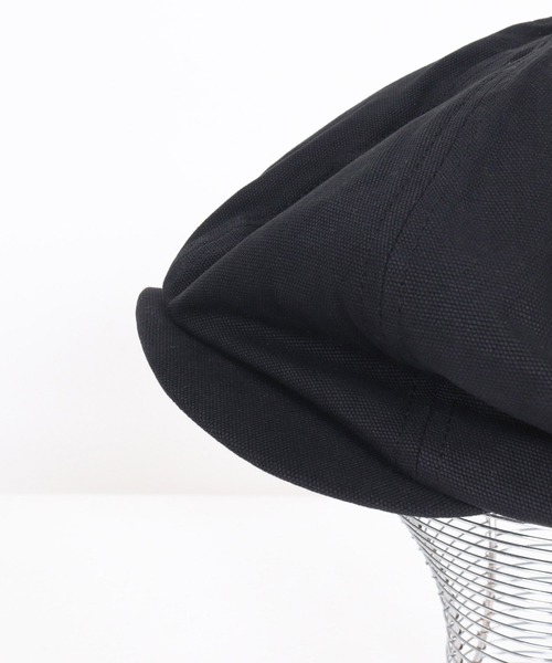 CAMBIO(カンビオ)の「mko13739-Classic Canvas Big Casquette キャスケット(OP-262-BO014)(キャスケット・メンズ・チャコール/キャメル/ブラック・FREE)」の16枚目の写真