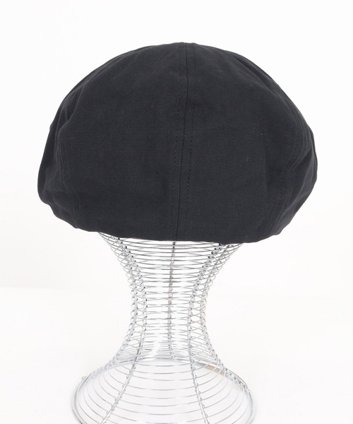 CAMBIO(カンビオ)の「mko13739-Classic Canvas Big Casquette キャスケット(OP-262-BO014)(キャスケット・メンズ・チャコール/キャメル/ブラック・FREE)」の17枚目の写真