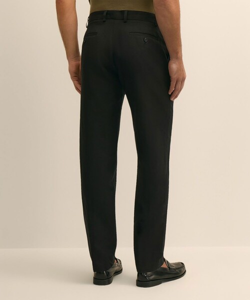 BROOKS BROTHERS(ブルックスブラザーズ)の「リネン/コットン プレーンフロントパンツ Regular(その他パンツ・メンズ・ブラック・33inch/30inch/35inch/32inch/31inch)」の2枚目の写真