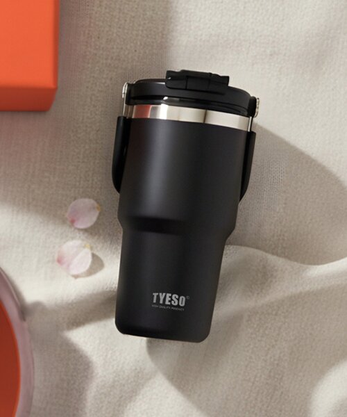 BIRTHDAY BAR(バースデイバー)の「【TYESO タイソ】ポータブルタンブラー 600ml(水筒・レディース・ブラック/ホワイト・0)」の2枚目の写真