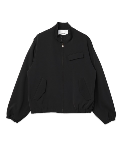 CULLNI(クルニ)の「Dry Stretch Twill Minimal Harrington Jacket(ブルゾン・メンズ・ブラック/ピンクベージュ/アッシュブラウン/ネイビー・2/1)」の1枚目の写真