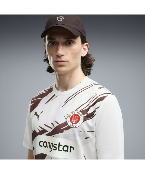 PUMA(プーマ)の「PUMA プーマ メンズ 2026-27 FC ザンクトパウリ アウェイ レプリカ 半袖 ユニフ(Tシャツ/カットソー・メンズ・ホワイト系その他2・MEDIUM/SMALL/X-LARGE/LARGE)」の2枚目の写真