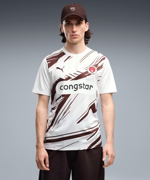 PUMA(プーマ)の「PUMA プーマ メンズ 2026-27 FC ザンクトパウリ アウェイ レプリカ 半袖 ユニフ(Tシャツ/カットソー・メンズ・ホワイト系その他2・MEDIUM/SMALL/X-LARGE/LARGE)」の1枚目の写真