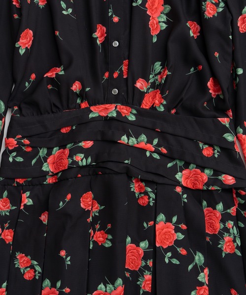 PRANK PROJECT(プランクプロジェクト)の「【2026Autumn Pre-Order】アシンメトリカルプリーツローズドレス / Asymmetrical Pleated Rose Dress(ワンピース・レディース・マルチ・38/36)」の12枚目の写真