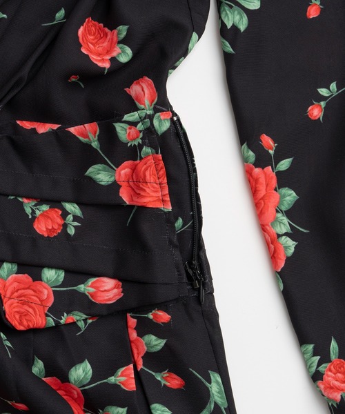 PRANK PROJECT(プランクプロジェクト)の「【2026Autumn Pre-Order】アシンメトリカルプリーツローズドレス / Asymmetrical Pleated Rose Dress(ワンピース・レディース・マルチ・38/36)」の13枚目の写真
