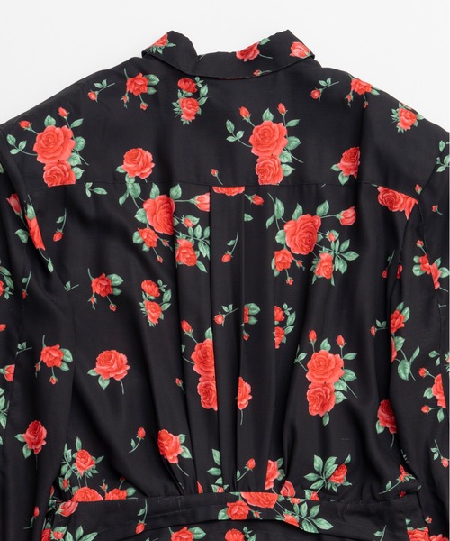 PRANK PROJECT(プランクプロジェクト)の「【2026Autumn Pre-Order】アシンメトリカルプリーツローズドレス / Asymmetrical Pleated Rose Dress(ワンピース・レディース・マルチ・38/36)」の10枚目の写真