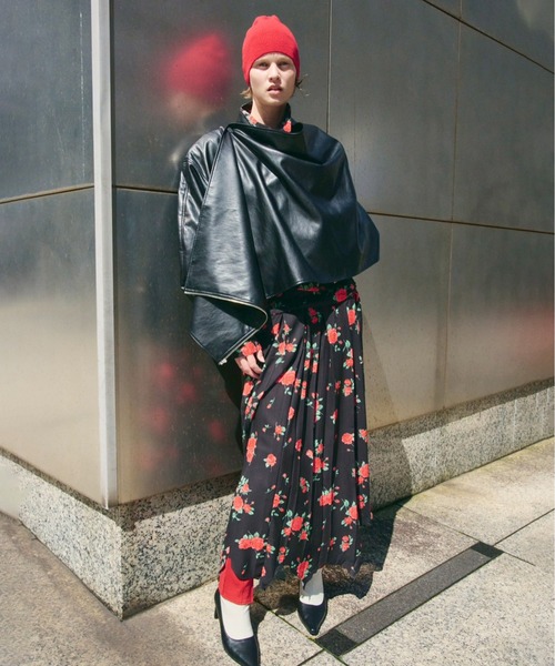 PRANK PROJECT(プランクプロジェクト)の「【2026Autumn Pre-Order】アシンメトリカルプリーツローズドレス / Asymmetrical Pleated Rose Dress(ワンピース・レディース・マルチ・38/36)」の16枚目の写真