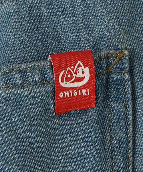 ONIGIRI(オニギリ)の「デニム カービーパンツ(デニムパンツ・レディース・ネイビー/ブルー・MEDIUM)」の14枚目の写真