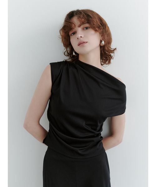 Mila Owen(ミラオーウェン)の「シルキータッチトップス×スカートSET UP(ワンピース・レディース・ブラック/ベージュ/ブラウン・1/0)」の17枚目の写真