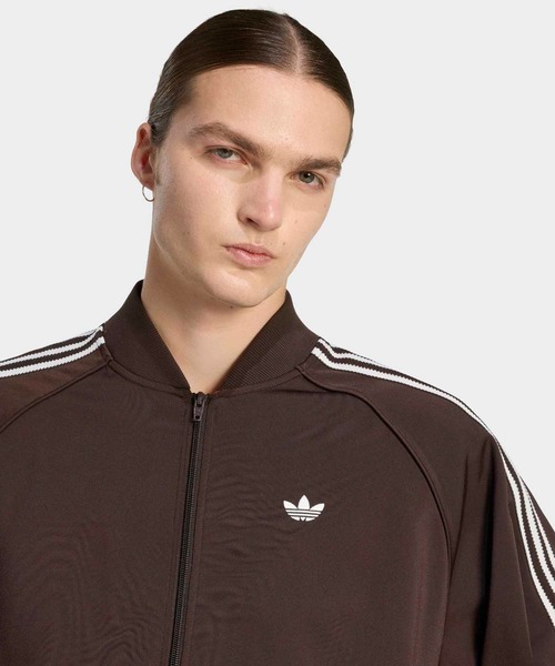 adidas(アディダス)の「ブリットコア SST トラックトップ / ジャージ / トラックジャケット / アディダスオリジナルス adidas Originals(ジャージ・メンズ・ブラウン・XX-LARGE/3XL/LARGE/MEDIUM/SMALL/X-LARGE/X-SMALL)」の3枚目の写真