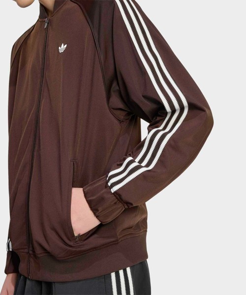 adidas(アディダス)の「ブリットコア SST トラックトップ / ジャージ / トラックジャケット / アディダスオリジナルス adidas Originals(ジャージ・メンズ・ブラウン・XX-LARGE/3XL/LARGE/MEDIUM/SMALL/X-LARGE/X-SMALL)」の4枚目の写真