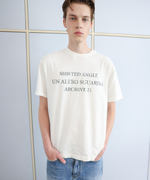 SEDUM WASHED HALF T-SHIRT - WHITE