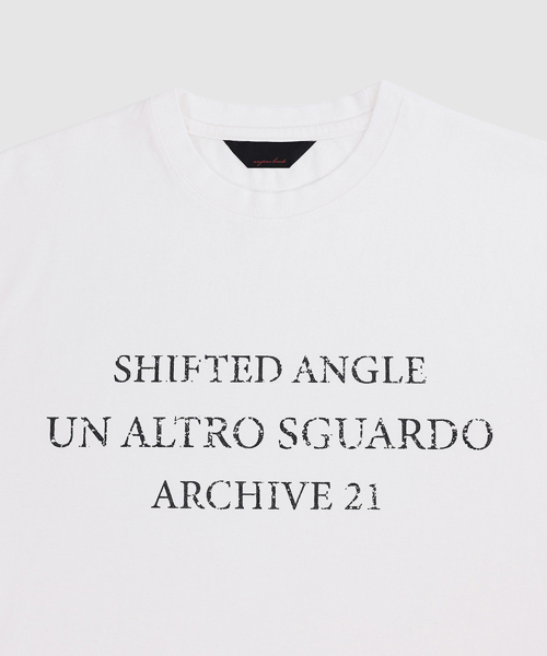 ANYTIME LOREAK(エニタイムロレーク)の「SEDUM WASHED HALF T-SHIRT - WHITE(Tシャツ/カットソー・メンズ・ホワイト・MEDIUM/LARGE)」の3枚目の写真