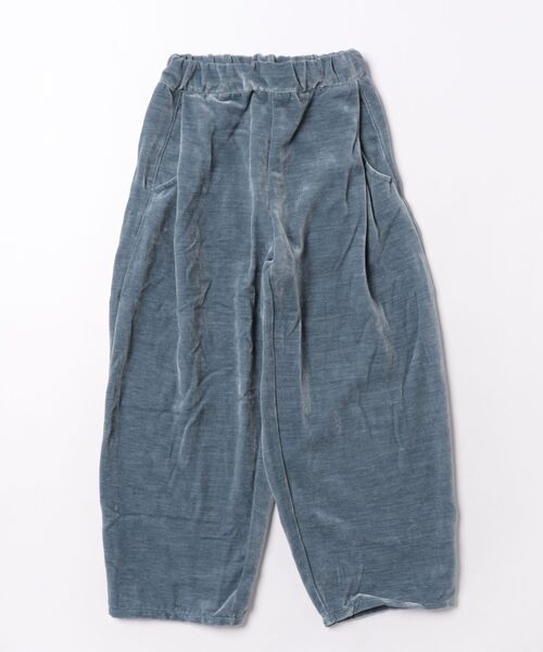 Ocean&Ground(オーシャン&グラウンド)の「ベロアカーブスラックス(スウェットパンツ・キッズ・ブラウン/チャコール/ダークブルー・90/100/110/120/140/130)」の3枚目の写真