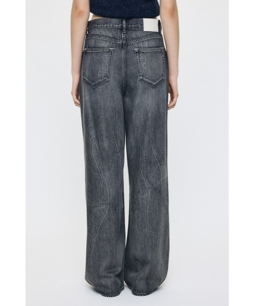 MOUSSY(マウジー)の「LOW SLUNG LOOSE FLARE(デニムパンツ・レディース・ブラック/ダークブルー/ブラウン・0/2/1)」の10枚目の写真