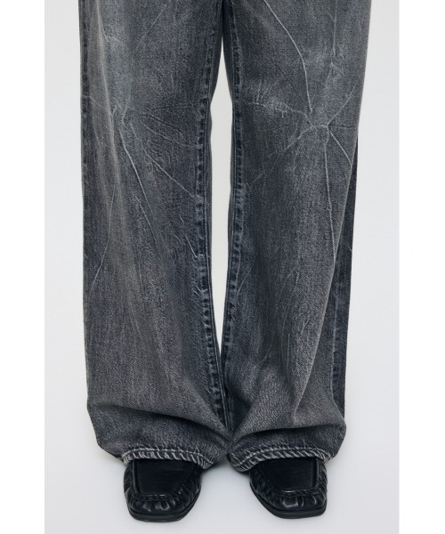 MOUSSY(マウジー)の「LOW SLUNG LOOSE FLARE(デニムパンツ・レディース・ブラック/ダークブルー/ブラウン・0/2/1)」の15枚目の写真