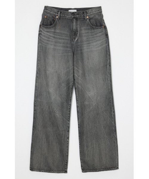 MOUSSY(マウジー)の「LOW SLUNG LOOSE FLARE(デニムパンツ・レディース・ブラック/ダークブルー/ブラウン・0/2/1)」の16枚目の写真