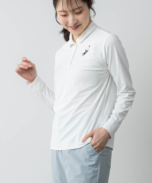 Picone CLUB（ピッコーネクラブ）の「襟裏プリントUV速乾ポロシャツ（ポロシャツ・レディース・グリーン/ピンク/ホワイト/ネイビー・13号/11号/9号）」の18枚目の写真