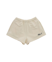 MONO SWEAT SHORT PANTS YELLOW
