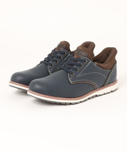 CEDAR CREST(セダークレスト )の「【CEDAR CREST】スパットシューズ(カジュアルタイプ)(スニーカー・メンズ・キャメル/ネイビー・26.0cm/26.5cm/27.5cm/28.0cm/29.0cm/25.0cm/27.0cm/24.5cm/25.5cm)」の1枚目の写真