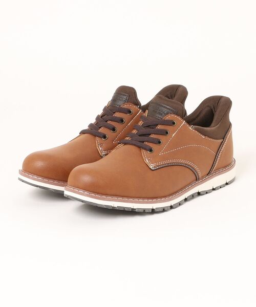 CEDAR CREST(セダークレスト )の「【CEDAR CREST】スパットシューズ(カジュアルタイプ)(スニーカー・メンズ・キャメル/ネイビー・26.0cm/26.5cm/27.5cm/28.0cm/29.0cm/25.0cm/27.0cm/24.5cm/25.5cm)」の2枚目の写真