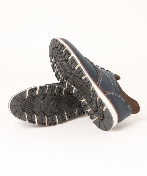 CEDAR CREST(セダークレスト )の「【CEDAR CREST】スパットシューズ(カジュアルタイプ)(スニーカー・メンズ・キャメル/ネイビー・26.0cm/26.5cm/27.5cm/28.0cm/29.0cm/25.0cm/27.0cm/24.5cm/25.5cm)」の4枚目の写真