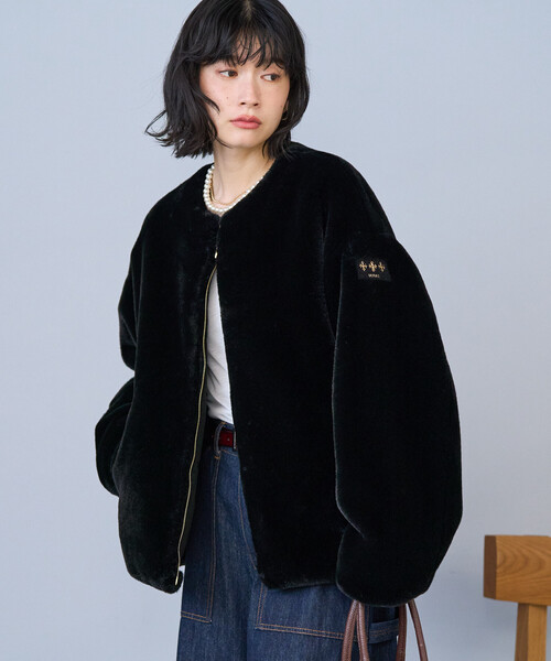 FREAK'S STORE(フリークスストア)の「TATRAS × FREAK'S STORE/タトラス EXCLUSIVE ILVA/別注イルヴァ/LCKA0455033938(その他アウター・レディース・ブラック/ライトグレー・2/1)」の1枚目の写真