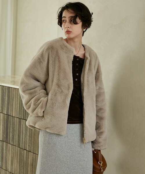 FREAK'S STORE(フリークスストア)の「TATRAS × FREAK'S STORE/タトラス EXCLUSIVE ILVA/別注イルヴァ/LCKA0455033938(その他アウター・レディース・ブラック/ライトグレー・2/1)」の10枚目の写真