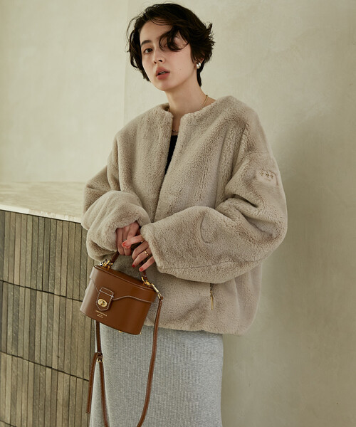 FREAK'S STORE(フリークスストア)の「TATRAS × FREAK'S STORE/タトラス EXCLUSIVE ILVA/別注イルヴァ/LCKA0455033938(その他アウター・レディース・ブラック/ライトグレー・2/1)」の13枚目の写真