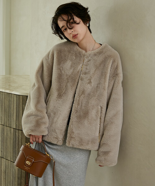 FREAK'S STORE(フリークスストア)の「TATRAS × FREAK'S STORE/タトラス EXCLUSIVE ILVA/別注イルヴァ/LCKA0455033938(その他アウター・レディース・ブラック/ライトグレー・2/1)」の16枚目の写真