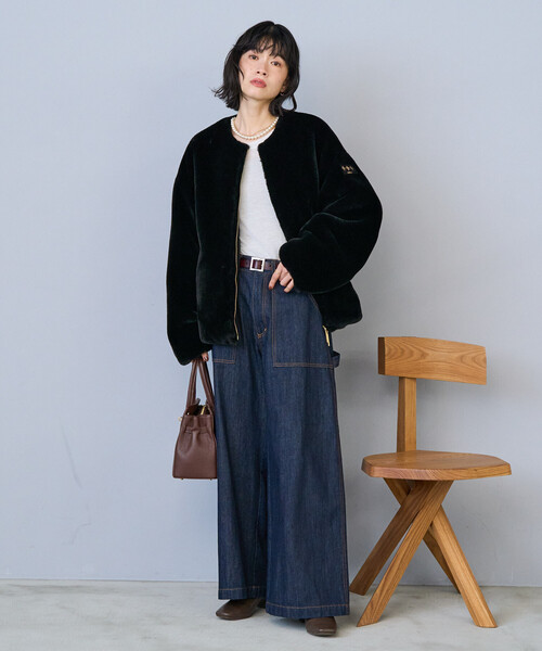 FREAK'S STORE(フリークスストア)の「TATRAS × FREAK'S STORE/タトラス EXCLUSIVE ILVA/別注イルヴァ/LCKA0455033938(その他アウター・レディース・ブラック/ライトグレー・2/1)」の18枚目の写真