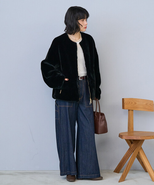 FREAK'S STORE(フリークスストア)の「TATRAS × FREAK'S STORE/タトラス EXCLUSIVE ILVA/別注イルヴァ/LCKA0455033938(その他アウター・レディース・ブラック/ライトグレー・2/1)」の19枚目の写真