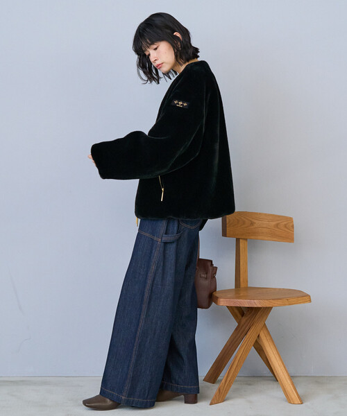 FREAK'S STORE(フリークスストア)の「TATRAS × FREAK'S STORE/タトラス EXCLUSIVE ILVA/別注イルヴァ/LCKA0455033938(その他アウター・レディース・ブラック/ライトグレー・2/1)」の20枚目の写真