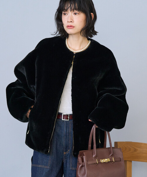 FREAK'S STORE(フリークスストア)の「TATRAS × FREAK'S STORE/タトラス EXCLUSIVE ILVA/別注イルヴァ/LCKA0455033938(その他アウター・レディース・ブラック/ライトグレー・2/1)」の22枚目の写真