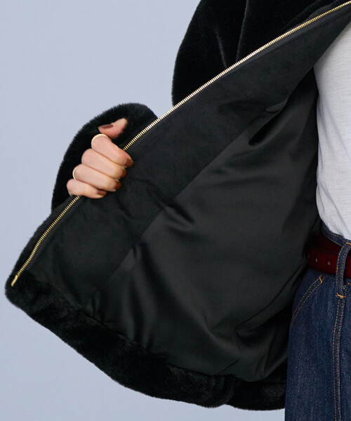 FREAK'S STORE(フリークスストア)の「TATRAS × FREAK'S STORE/タトラス EXCLUSIVE ILVA/別注イルヴァ/LCKA0455033938(その他アウター・レディース・ブラック/ライトグレー・2/1)」の4枚目の写真