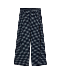 DEINET DOT BANDING PANTS IN NAVY