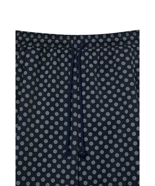 DEINET（ダイニット）の「DEINET DOT BANDING PANTS IN NAVY（スウェットパンツ・レディース・その他・FREE）」の4枚目の写真
