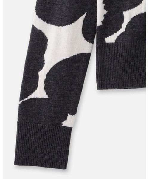 marimekko(マリメッコ)の「Rws Sopimus Unikko / Knitted sweater(ニット/セーター・レディース・ブラック・SMALL/MEDIUM)」の8枚目の写真