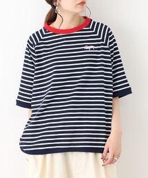 ウーパールーパー刺繍ビッグTシャツ 半端袖
