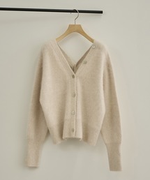 フォックスカシミア2WAYVネックカーディガン