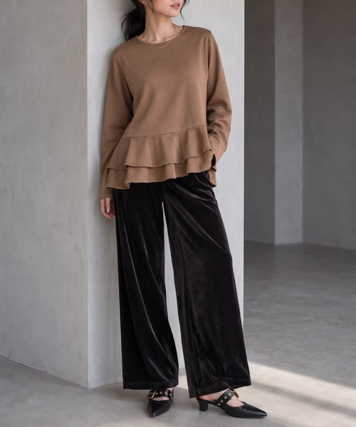model：160cm 
着用サイズ：F