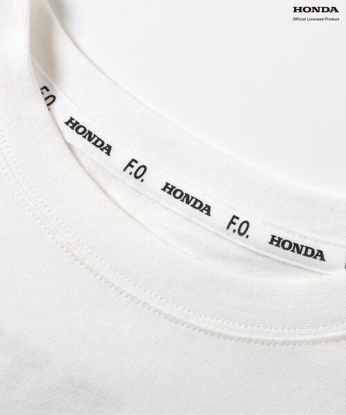 BREEZE(ブリーズ)の「【リンク】Honda大人ヴィンテージグラフィック長袖Tシャツ(Tシャツ/カットソー・メンズ・オフホワイト/チャコール・LARGE/MEDIUM)」の10枚目の写真