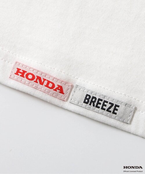 BREEZE(ブリーズ)の「【リンク】Honda大人ヴィンテージグラフィック長袖Tシャツ(Tシャツ/カットソー・メンズ・オフホワイト/チャコール・LARGE/MEDIUM)」の12枚目の写真