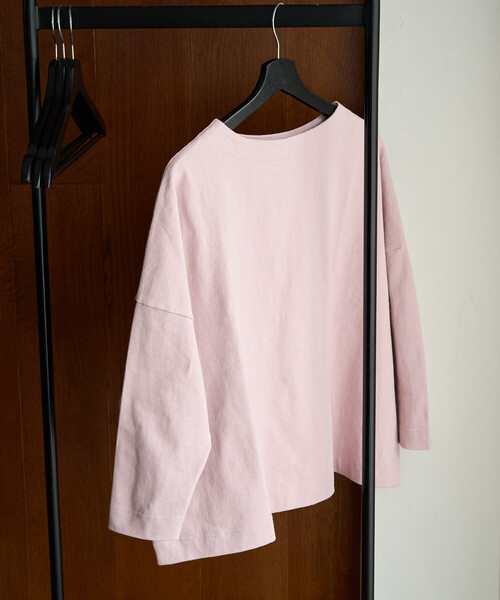 FREAK'S STORE(フリークスストア)の「\シリーズ累計41,000枚突破/限定展開 バスク ロングスリーブ Tシャツ(Tシャツ/カットソー・レディース・ブラウン/ベージュ/ピンク/グレー/イエロー/ブラック/オフホワイト/ライトグレー/ネイビー・フリ-)」の9枚目の写真