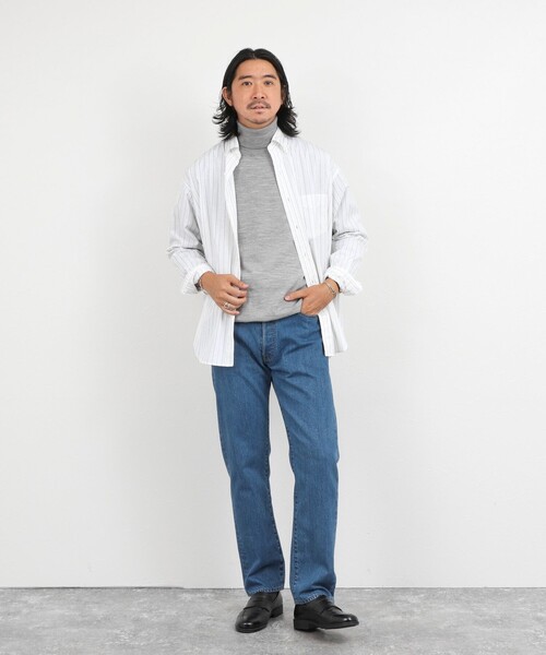 NOLLEY’S(ノーリーズ)の「【SHIOTA/シオタ】デニムパンツ 26AW(デニムパンツ・メンズ・ネイビー/ブラック・L/XL/S/M)」の12枚目の写真