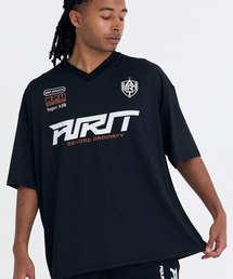 AIRIT（アイリット）の「モーションフィールド フットボール ジャージ AM1232 BK（Tシャツ/カットソー）」