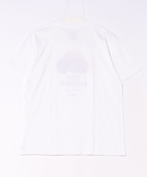 Moftique(モフティック)の「Moftique(モフティック) エントリーモデル 半袖Tシャツ アニマル トイプードル アプリコット 犬 ドッグ ペット インクジェットプリント 褪せ感 4.0オンス 薄手 トップス カットソー 夏 カジュアル レディース ユニセックス(Tシャツ/カットソー・レディース・ホワイト・S)」の2枚目の写真