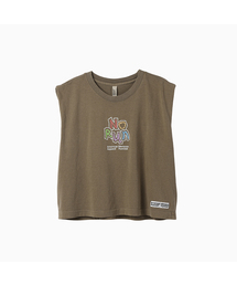 MNS x American apparel No Run Sleeveless (over-fit)_Brown