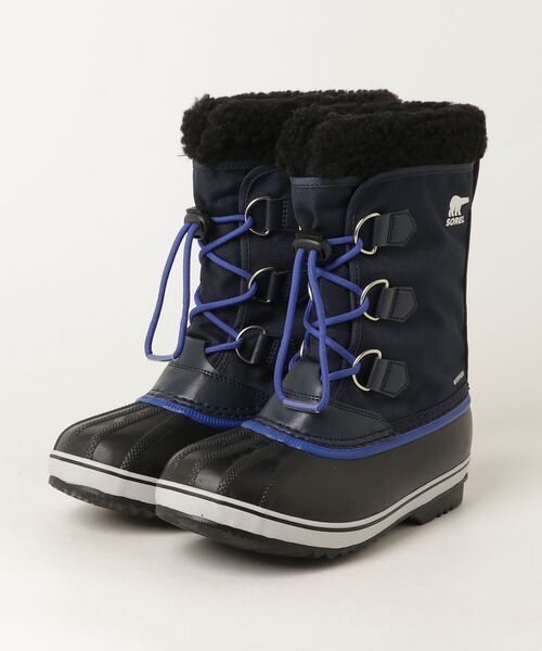 SOREL(ソレル)の「SOREL/ キッズ/ ビッグキッズユートパックナイロンウォータープルーフ /ソレル(ブーツ・キッズ・ネイビー/グレー/ブラック・22.0cm/24.0cm/23.0cm)」の3枚目の写真